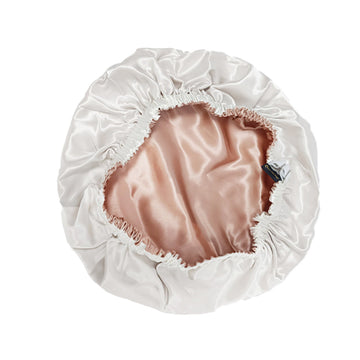 100% Mulberry Silk 2 in 1 Reversible Adjustable Bonnet
