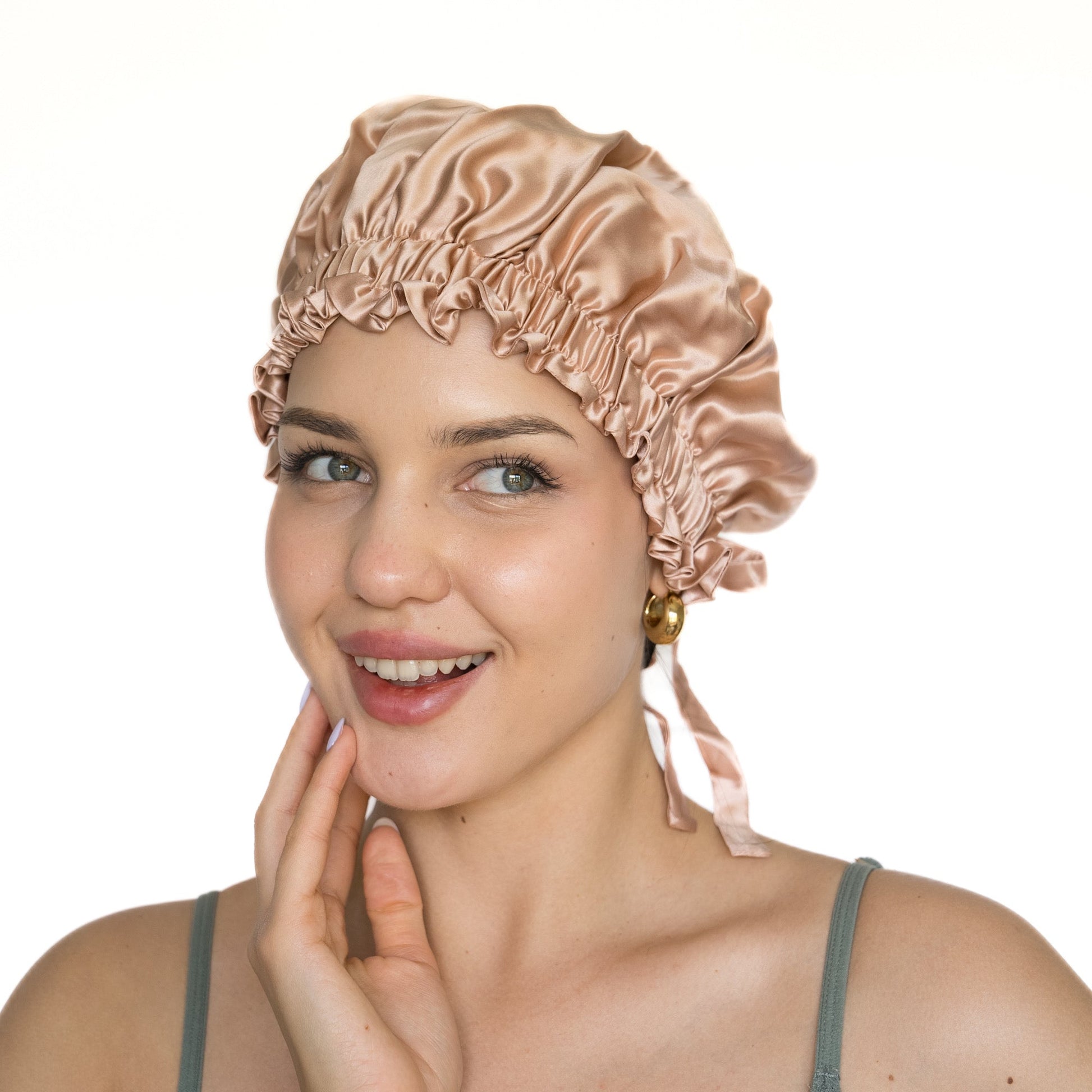 100% Mulberry Silk Double Layered Bonnet Bare Heritage