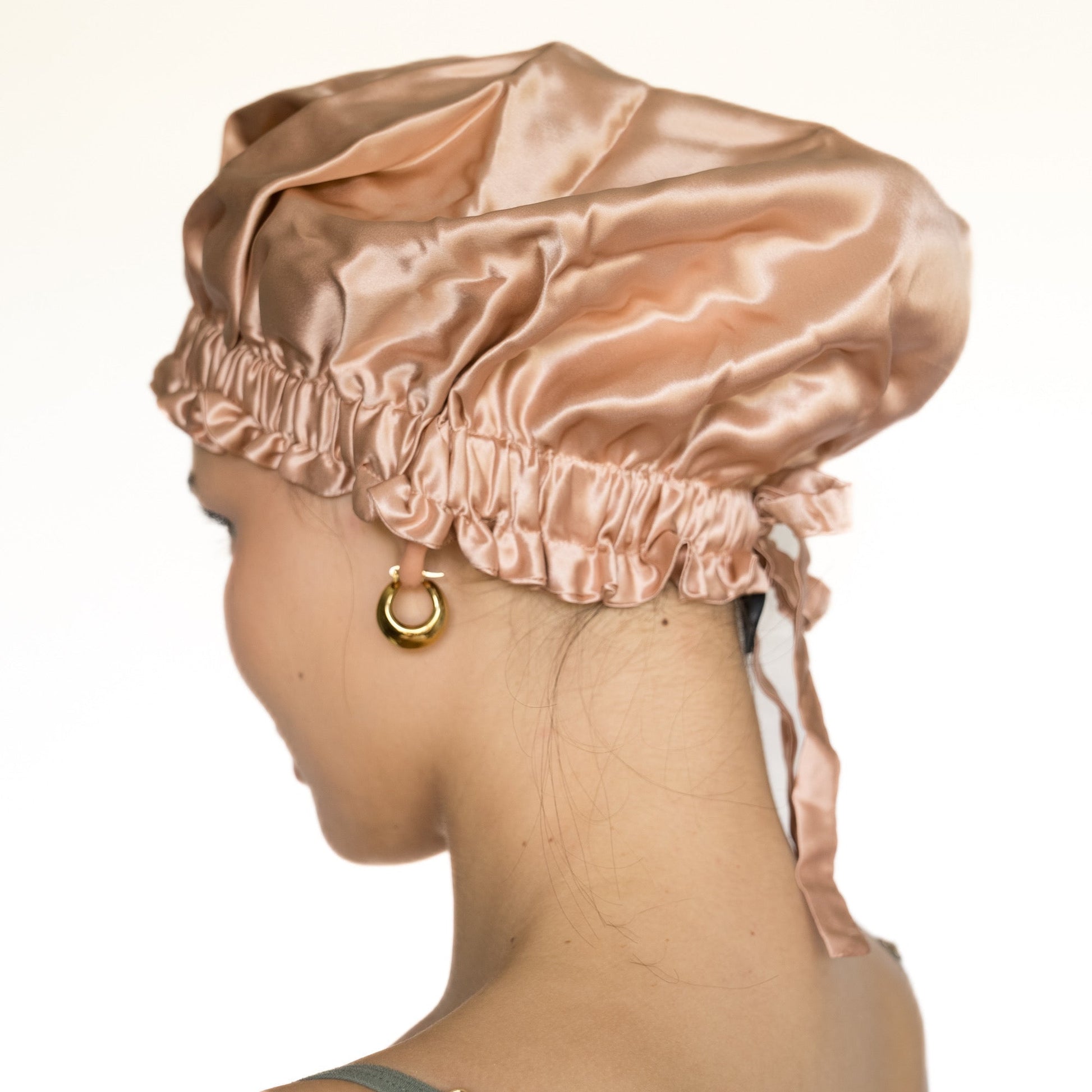 100 Mulberry Silk Double Layered bonnet